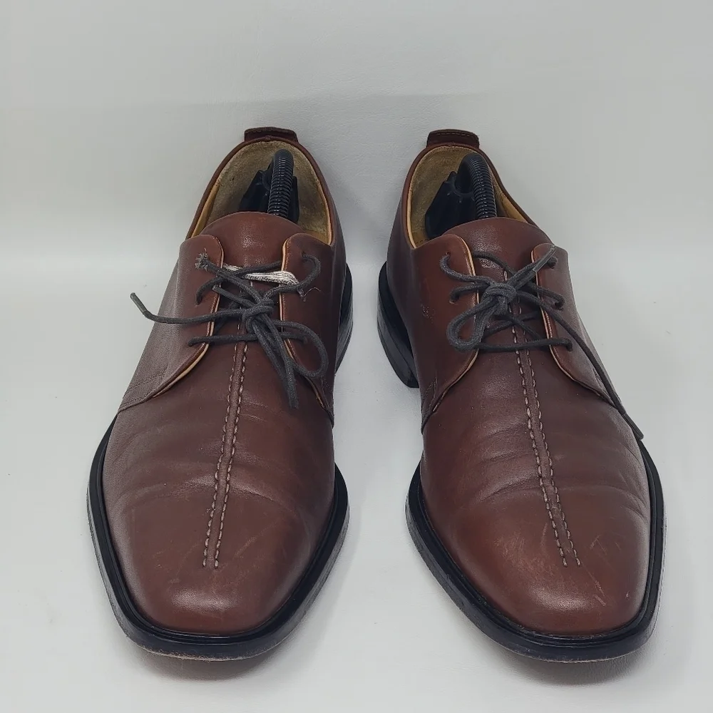 Cole Haan Dress Shoes Men’s Size 10.5 M Leather Brown Oxford Spine Lace C06400